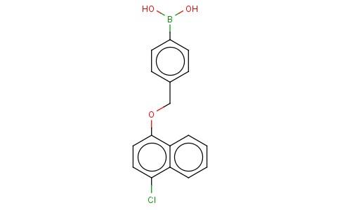 4-[(4'-CHLORO-1-NAPHTHYLOXY)METHYL]PHENYLBORONIC ACID